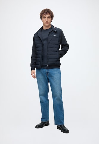 Jack & Jones Premium Prehodna jakna 'JPRBLUGARRY' | modra barva