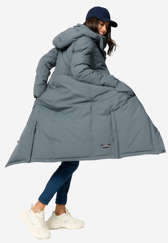 NAVAHOO Χειμερινό παλτό 'Wolkenfrost XIV' σε μπλε