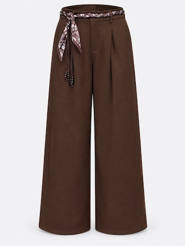 Ombre Regular Hose in Braun: Vorderseite