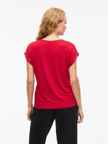 VILA - Camiseta 'Viellette' en rojo