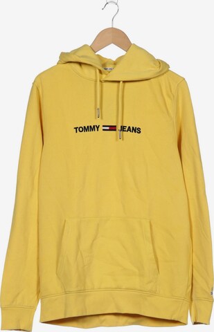 Tommy Jeans Kapuzenpullover XL in Gelb: predná strana