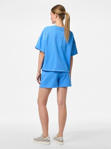 PIECES Regular Shorts 'PCChilli' in Blau