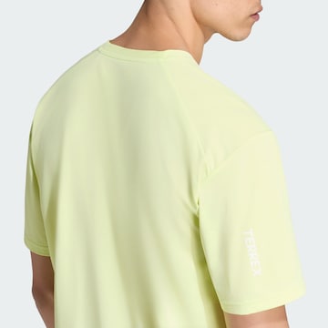 Maglia funzionale ' Multi CLIMACOOL Logo Tech' di ADIDAS TERREX in giallo