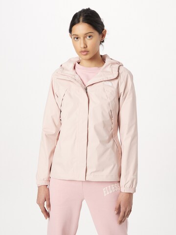 THE NORTH FACE - Casaco outdoor 'ANTORA' em rosa: frente