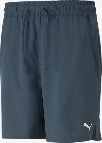 PUMA Sportbroek 'Studio Foundation' in Blauw: voorkant