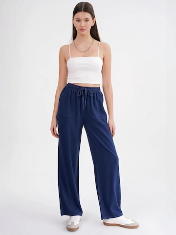 Wide Leg Pantalon MixRay en bleu
