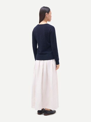 GOBI Cashmere Pullover 'Women's Timeless Cashmere V-Neck Sweater'‌‌ in Blau