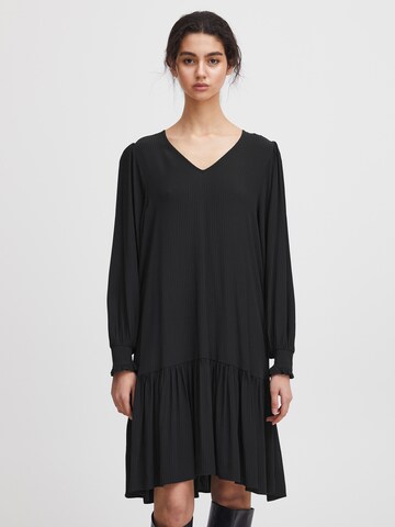 Robe 'Calova' ICHI en noir : devant