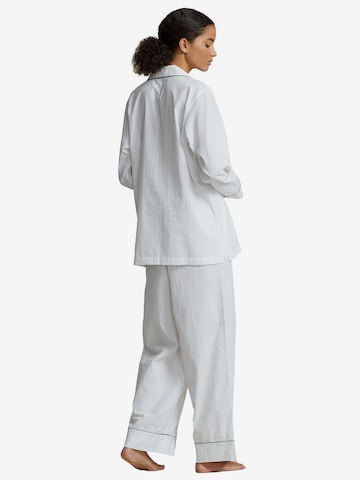 Pyjama ' Madison PJ Set - Summer Soft Seersucker ' Polo Ralph Lauren en blanc