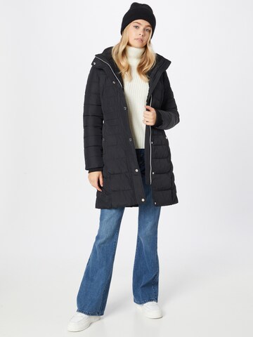 HOLLISTER Winterparka in Schwarz