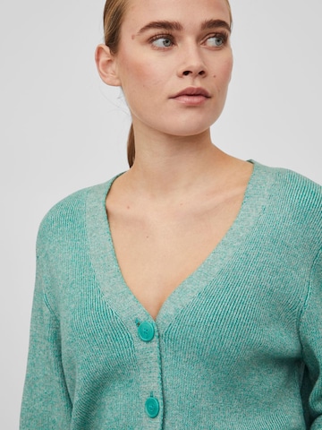 VILA Knit cardigan 'Ril' in Green