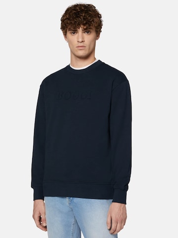 Boggi Milano Sweatshirt in Blue: front