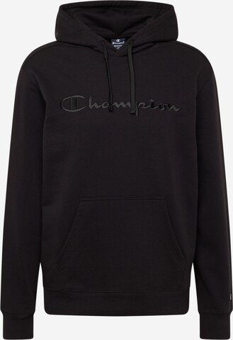 Champion Authentic Athletic Apparel Sweatshirt i svart: framsida