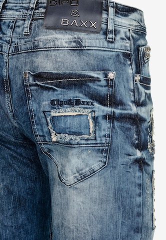 CIPO & BAXX Regular Jeans 'Cbj' in Blauw