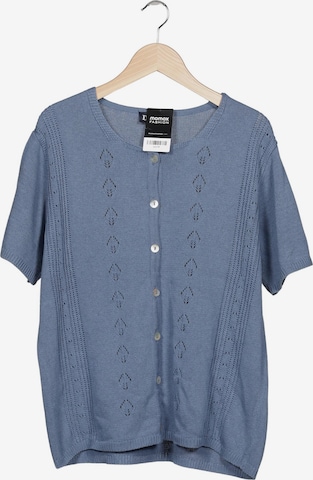 Denim Co. Strickjacke XXXL in Blau: Vorderseite