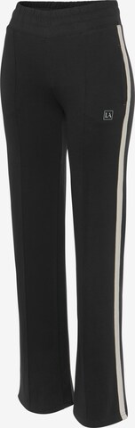 Regular Pantalon de sport LASCANA ACTIVE en noir