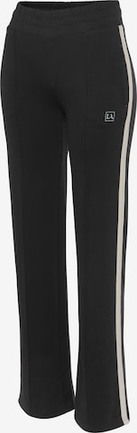 LASCANA ACTIVE Regular Sports trousers in Black