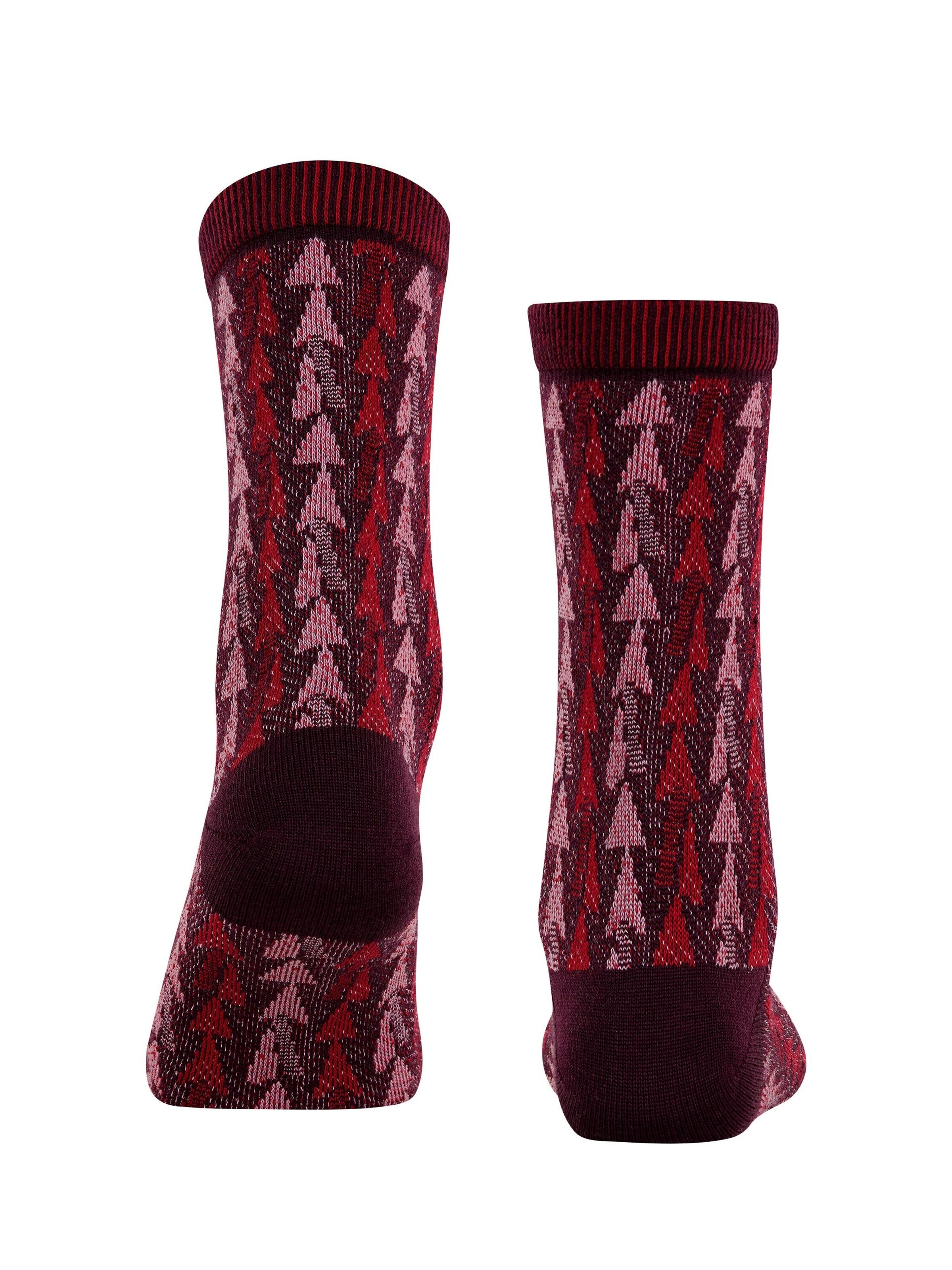 FALKE Socken 'Pinewood'‌‌‌‌‌ in Rot
