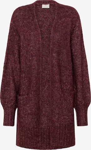 Cardigan 'KAtrina' Kaffe en rouge : devant