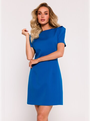 made of emotion Jurk 'M777 ' in Blauw: voorkant