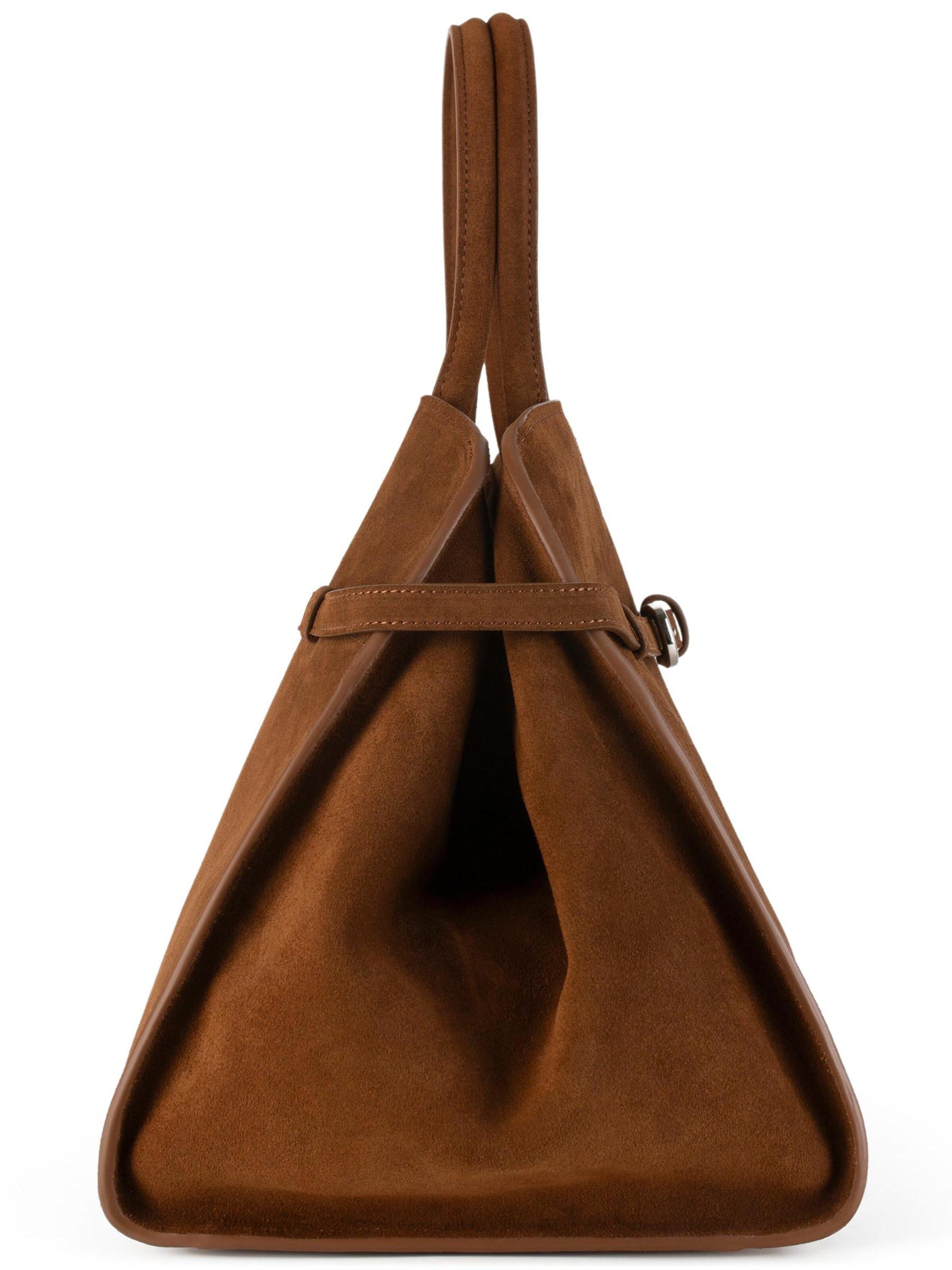 L37 HANDMADE SHOES - Bolso de mano 'PALM SPRINGS' en marrón