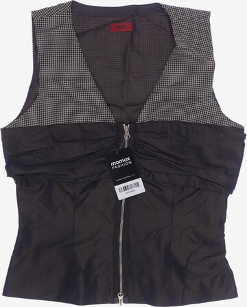 HUGO Vest in M in Brown: front