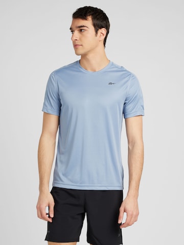 Reebok Функциональная футболка в Синий: спереди