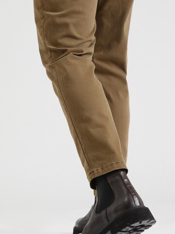 SCOTCH & SODA Úzky strih Chino nohavice - Zelená