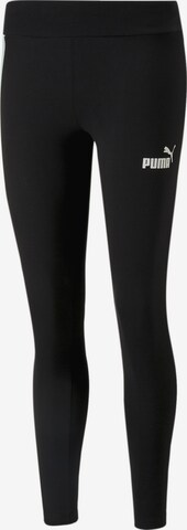 PUMA Skinny Leggings in Zwart: voorkant