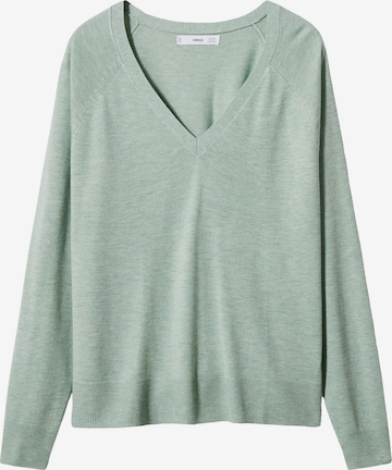 MANGO Pullover 'LUCCAV' i grøn: forside