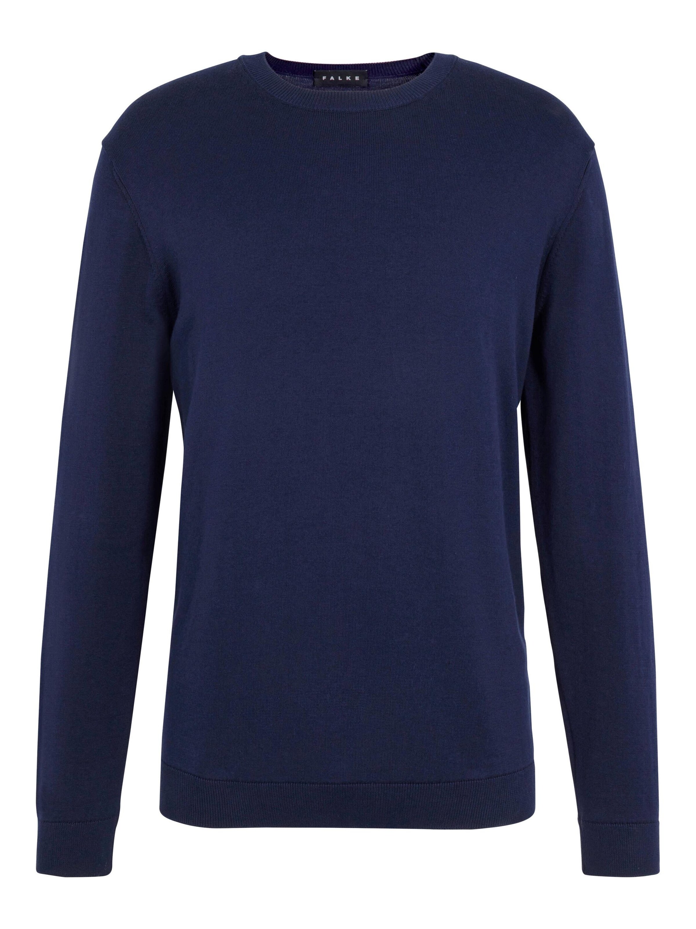 FALKE Pullover 'Pure Cotton'‌‌‌‌‌‌‌‌‌ in Blau