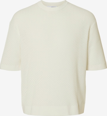 Pullover 'COLTON' di SELECTED in beige: frontale