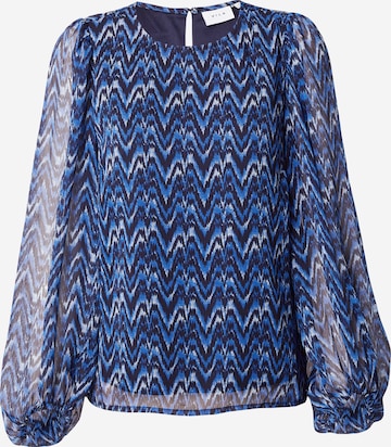 VILA Blouse 'Falia' in Blauw: voorkant