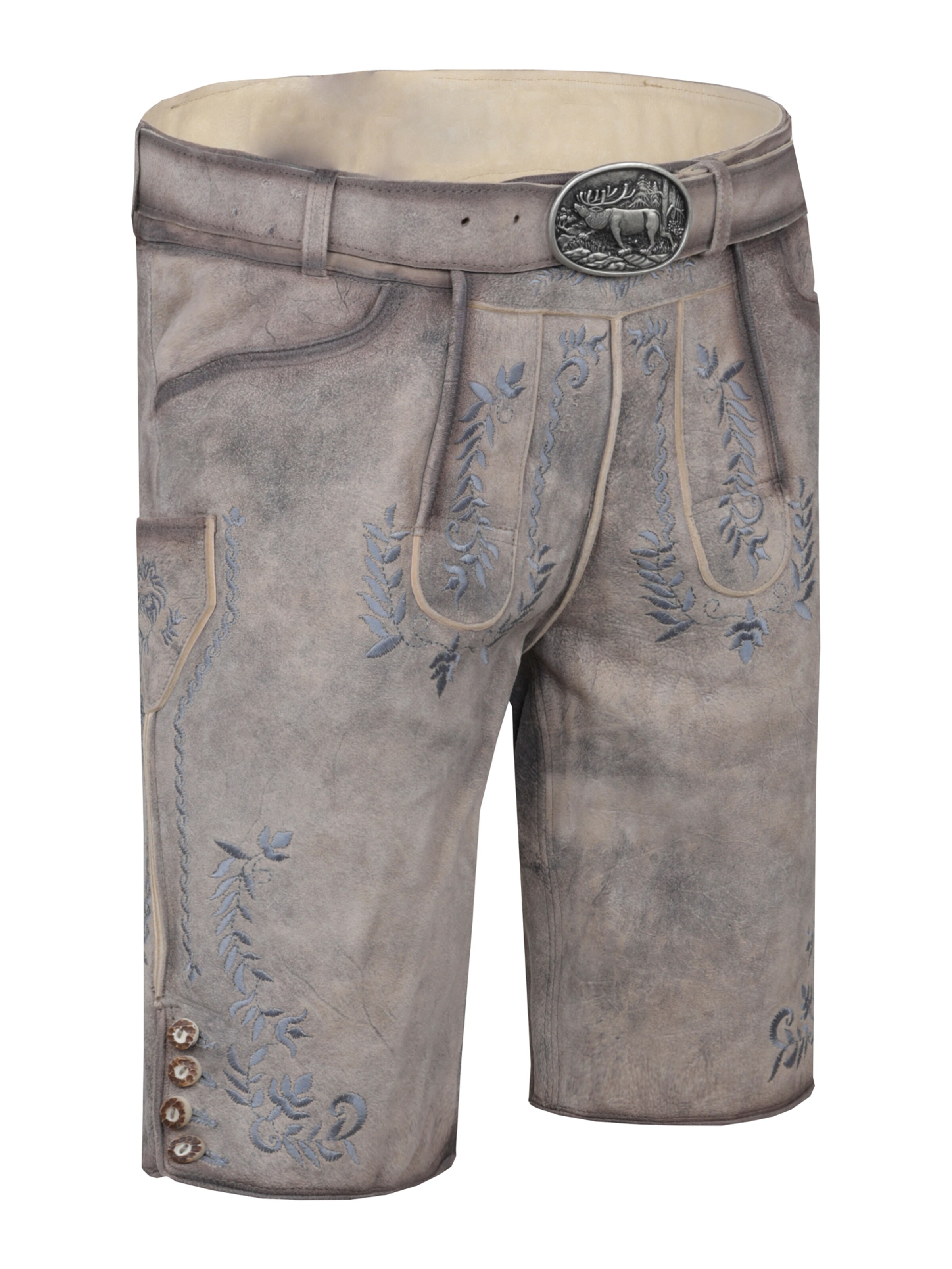 MARJO Regular Folkdräktsbyxa 'Greding' i grå