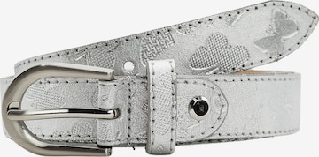 COLLEZIONE ALESSANDRO Belt 'Schmetterling' in Silver: front