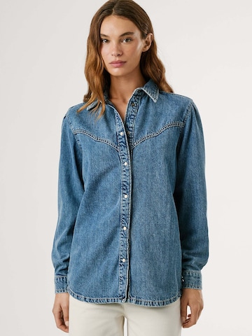 Chemisier 'ODILE' Pepe Jeans en bleu : devant
