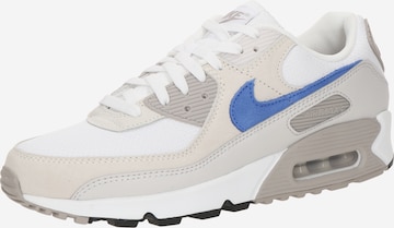 Baskets basses 'AIR MAX 90' Nike Sportswear en blanc : devant
