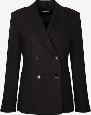 Blazer 'Schwarze Rose' SEIDENSTICKER en noir : devant