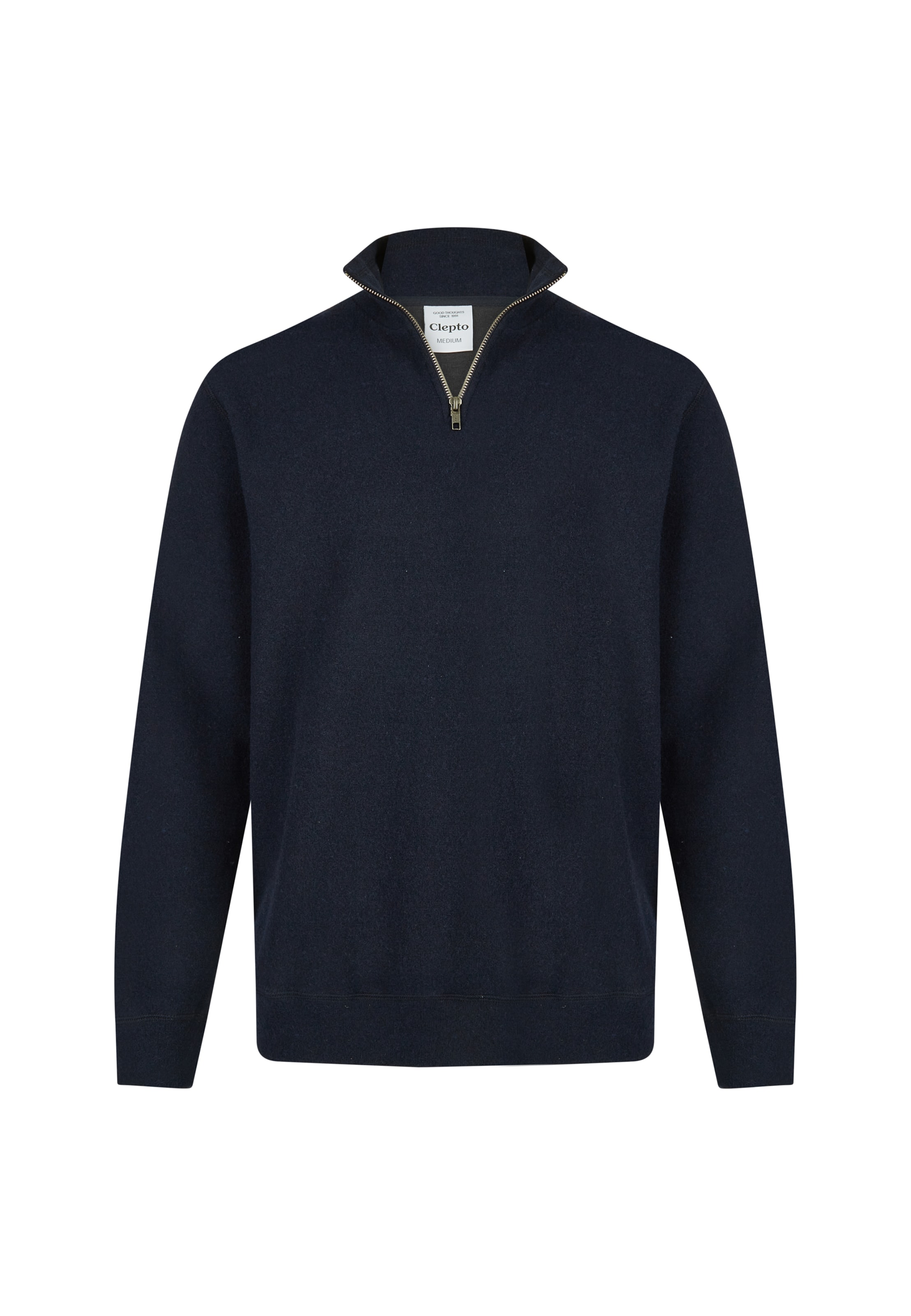 Cleptomanicx Pullover 'Noitch' in Blau: Vorderseite