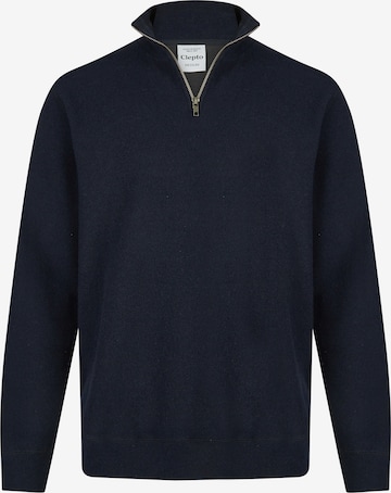Cleptomanicx Pullover 'Noitch' in Blau: Vorderseite