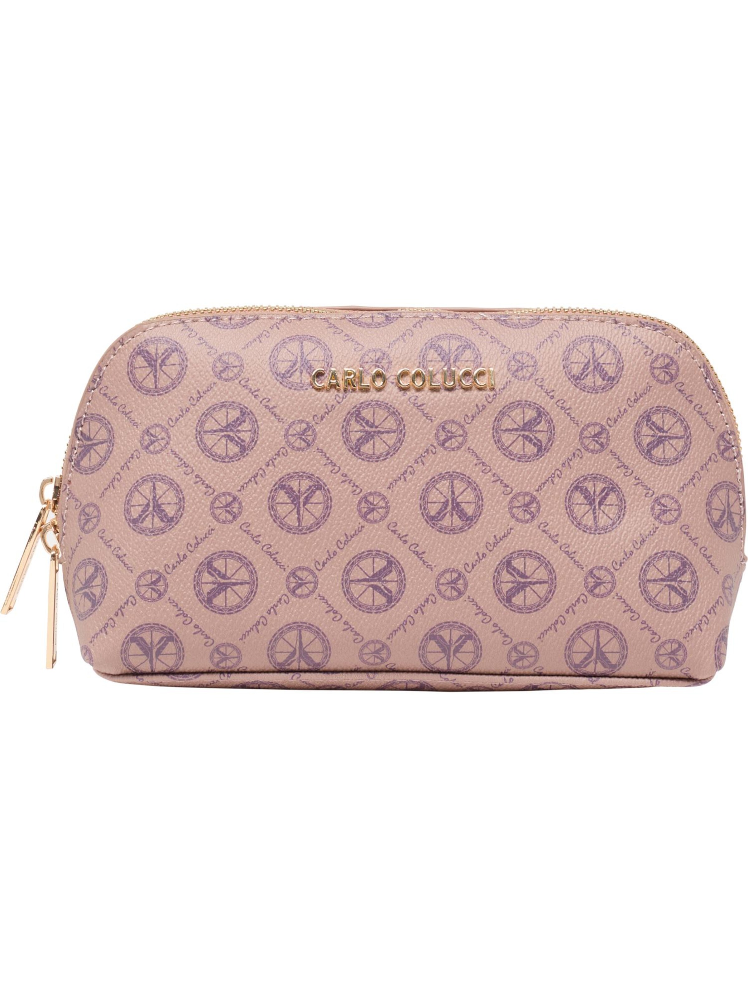 Carlo Colucci Toiletry bag 'Anno ' in Pink: front