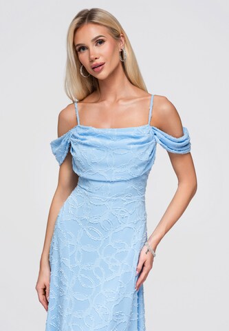 Robe de soirée 'DLR388' Ombre en bleu