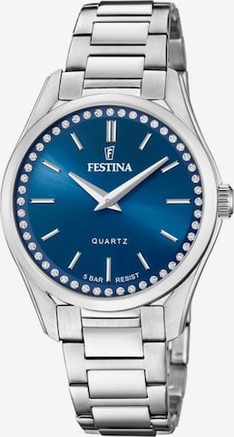 Montre à affichage analogique 'Mademoiselle' FESTINA en bleu : devant