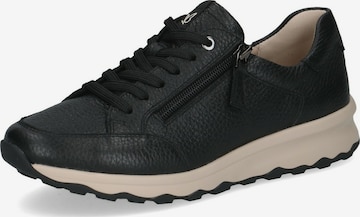 Hartjes Platform trainers in Black: front