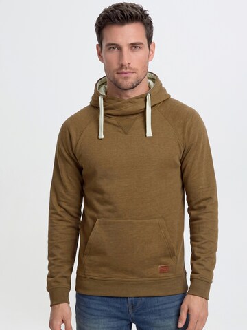 BLEND - Sweatshirt '703585ME' em castanho: frente