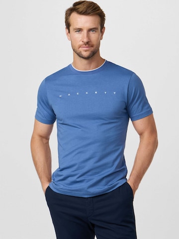 T-Shirt 'Essential' Hackett London en bleu : devant