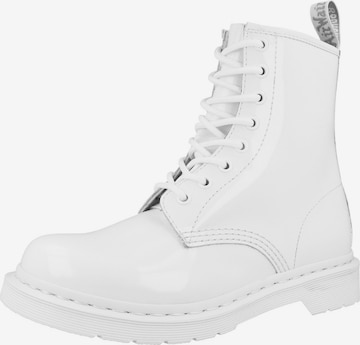 Stivaletto stringato 'Mono' di Dr. Martens in bianco