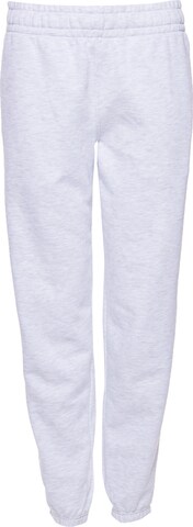 Superdry Tapered Broek 'Code Essential' in Grijs: voorkant