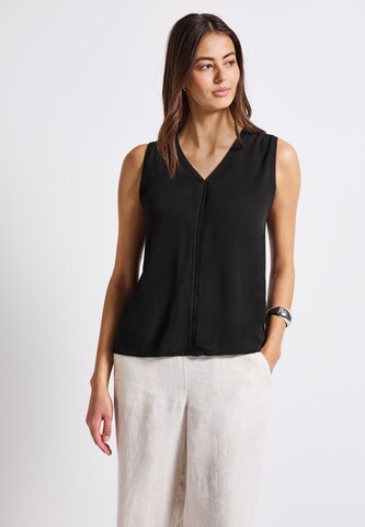 STREET ONE Top in Schwarz: Vorderseite