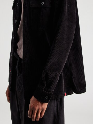 R.D.D. ROYAL DENIM DIVISION Comfort fit Overhemd 'BRADY' in Zwart
